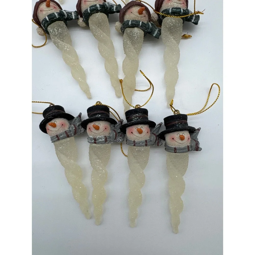 Sixteen snowman ornaments.‎ 4 sets of 4 snowman.